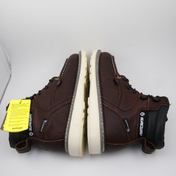 SUREWAY 6" Heavy Duty Soft Toe Full Grain Leather Work Boots Brown Men's US: 8.5 - Picture 6 of 8